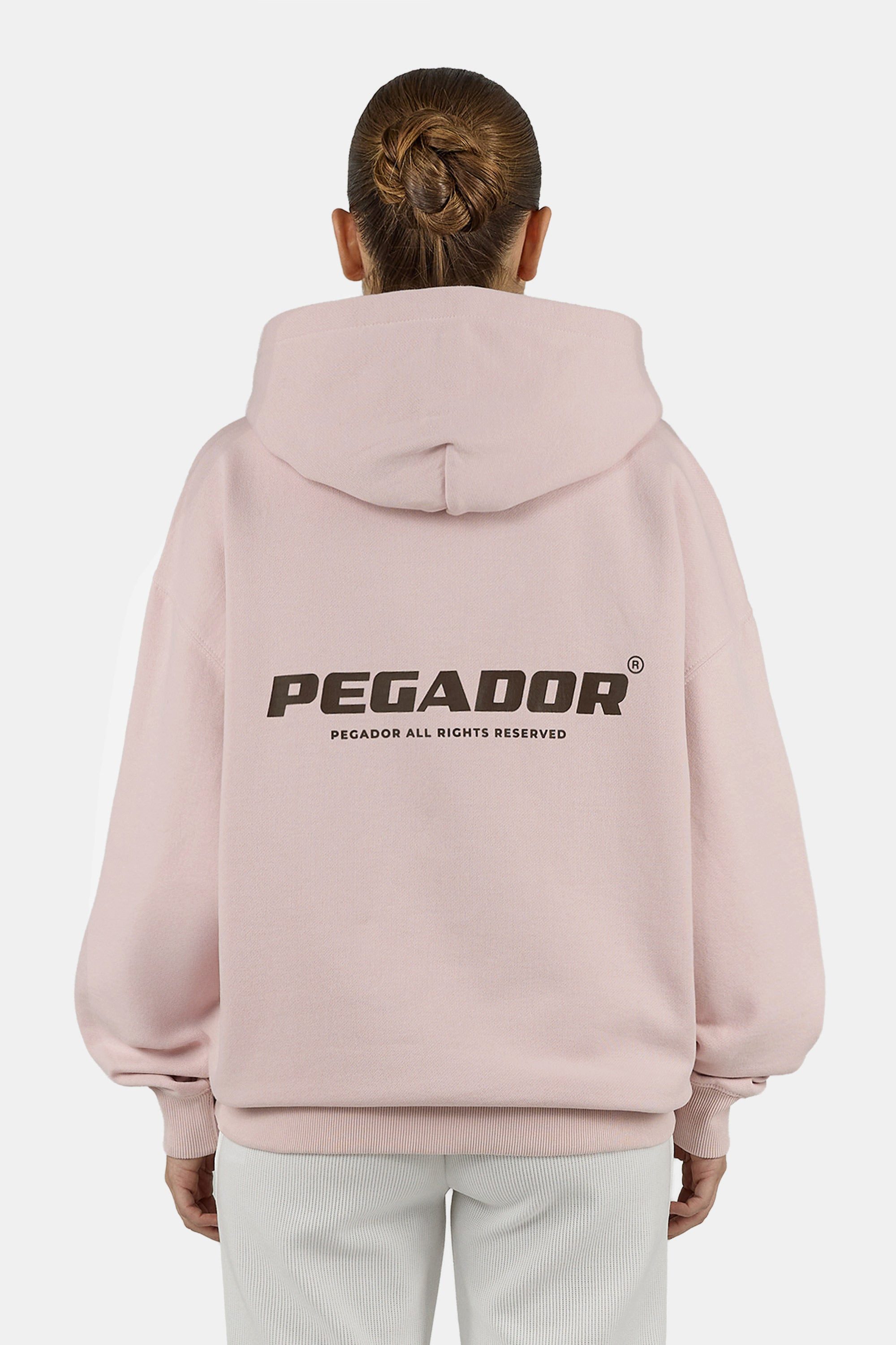 PEGADOR Kapuzensweatshirt ATNA LOGO OVERSIZED HOODIE Baumwollmischung, oversize