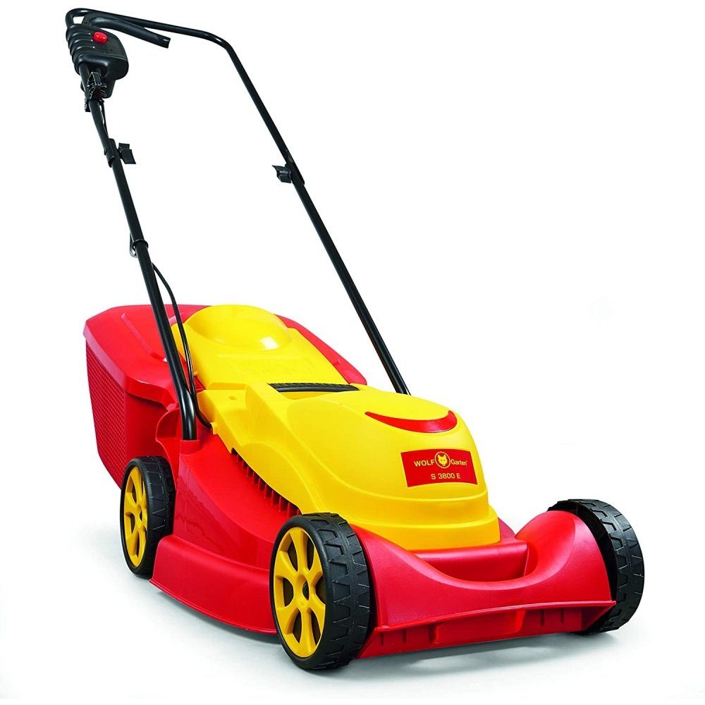 WOLFGarten Elektrorasenmäher S 3800 E ElektroRasenmäher rot/gelb