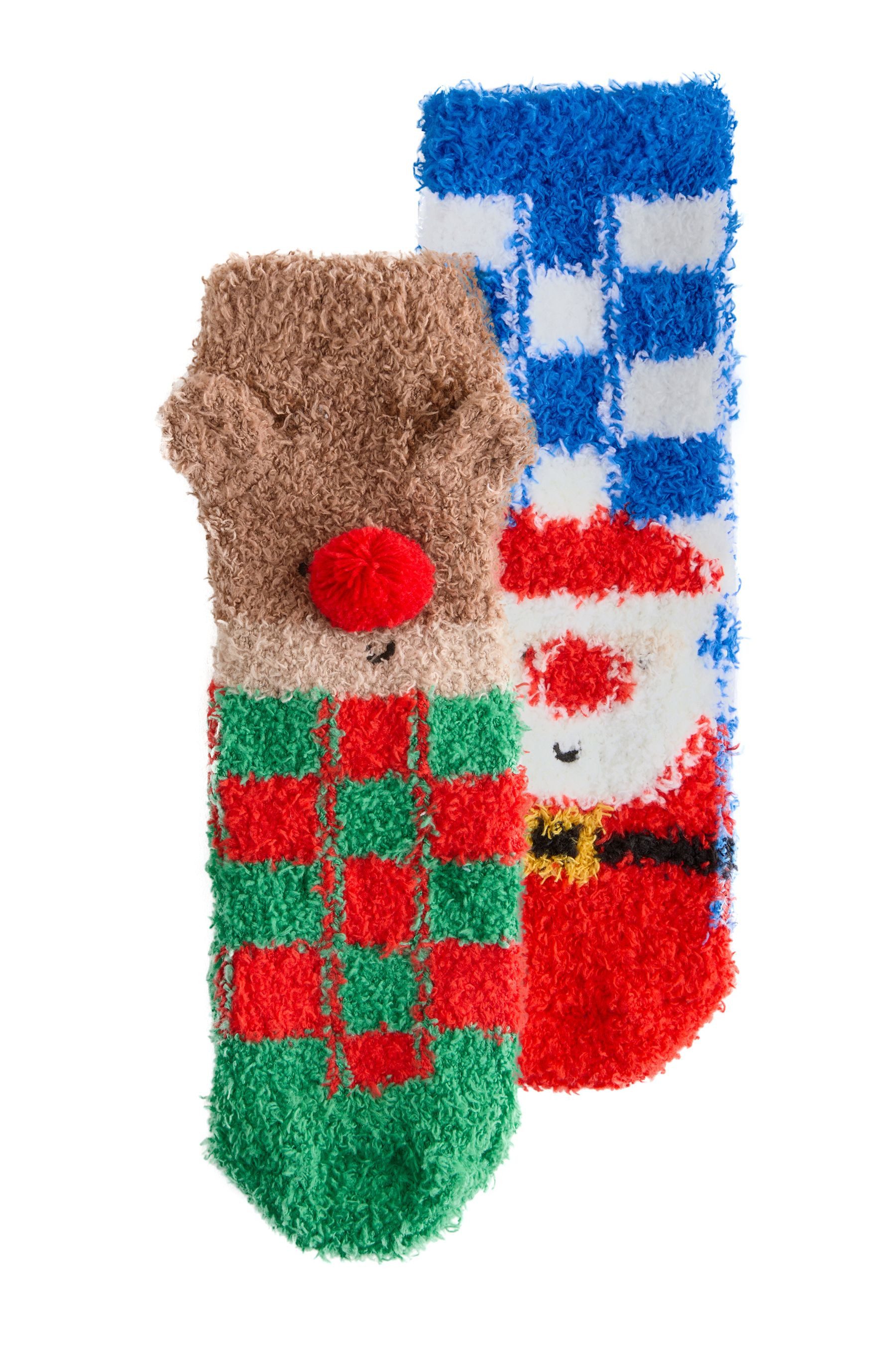 Next Мягкие носочки Kuschelige Weihnachtssocken, 2er-Pack (2-Paar)