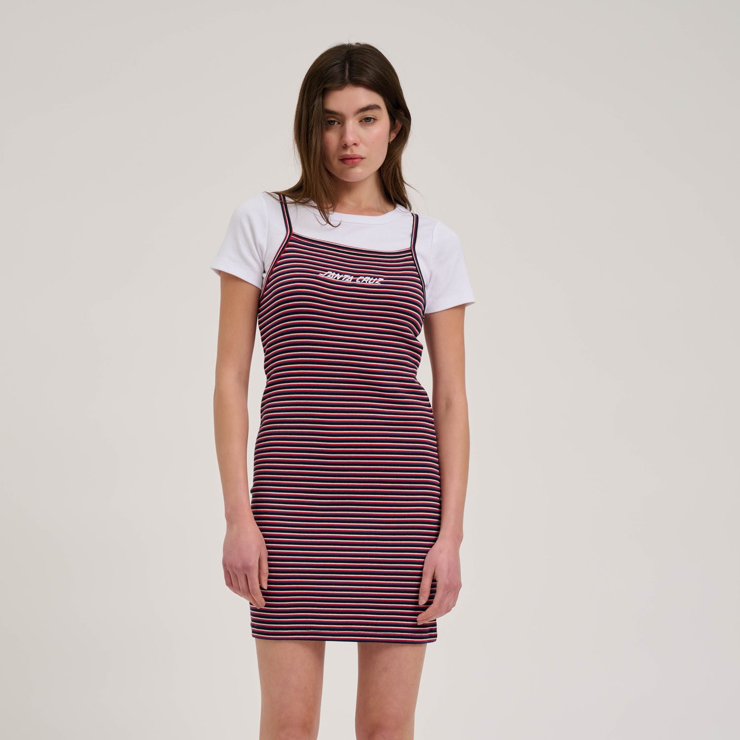 Santa Cruz Trägerkleid STRIP LOGO EMB günstig online kaufen