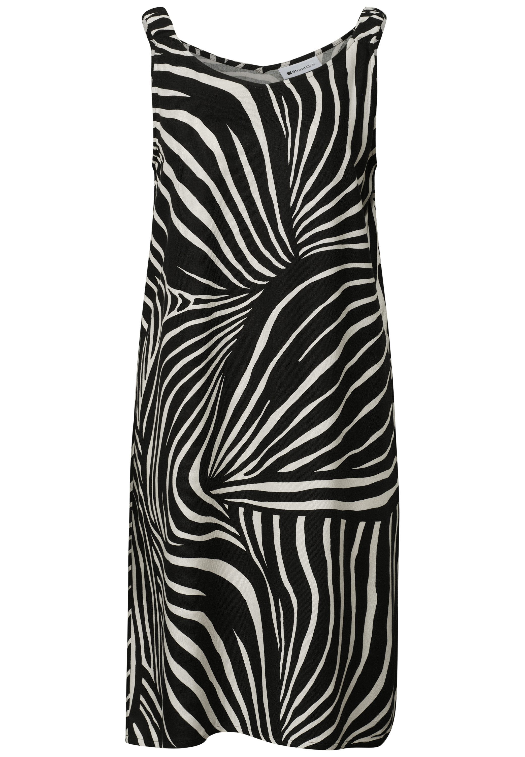 STREET ONE Druckkleid Sommerkleid mit Allover-Print