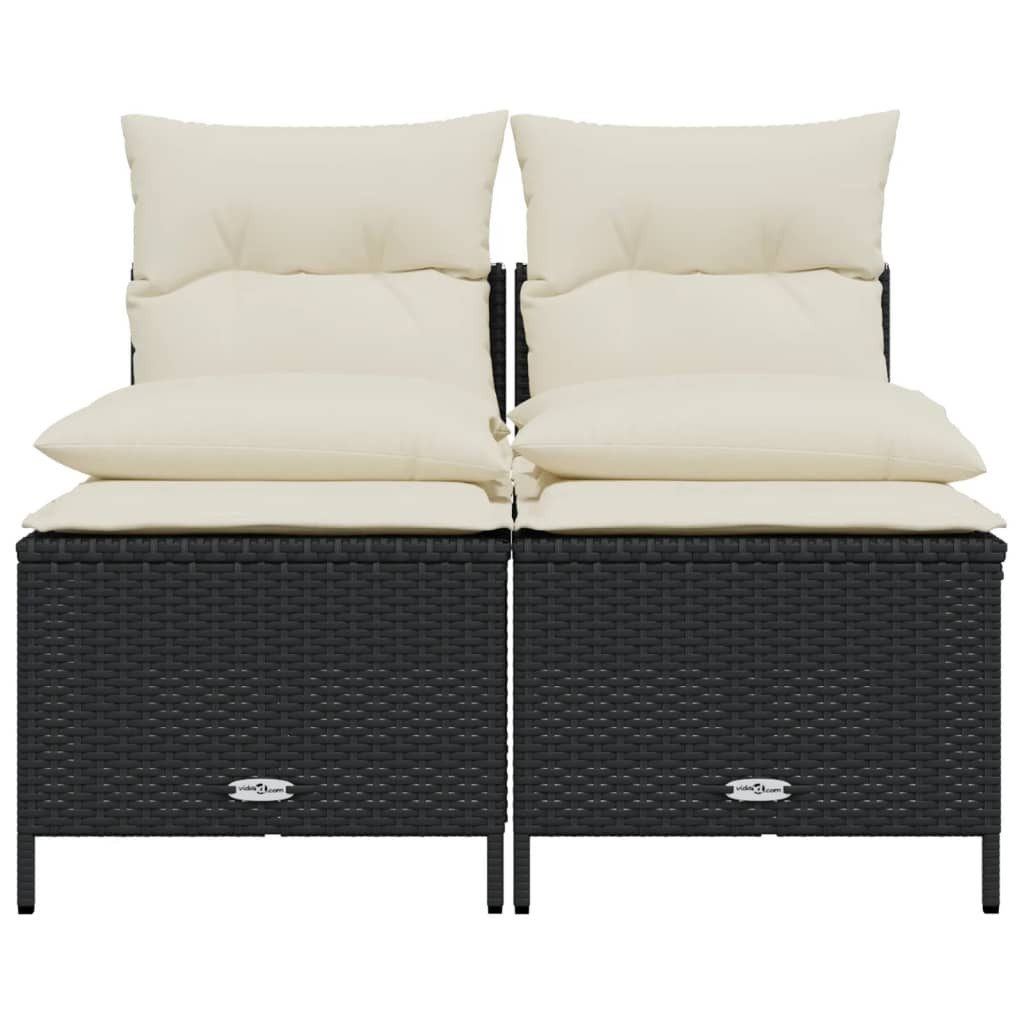 vidaXL Gartenlounge-Set 4-tlg. Garten-Sofagarnitur mit Kissen günstig online kaufen