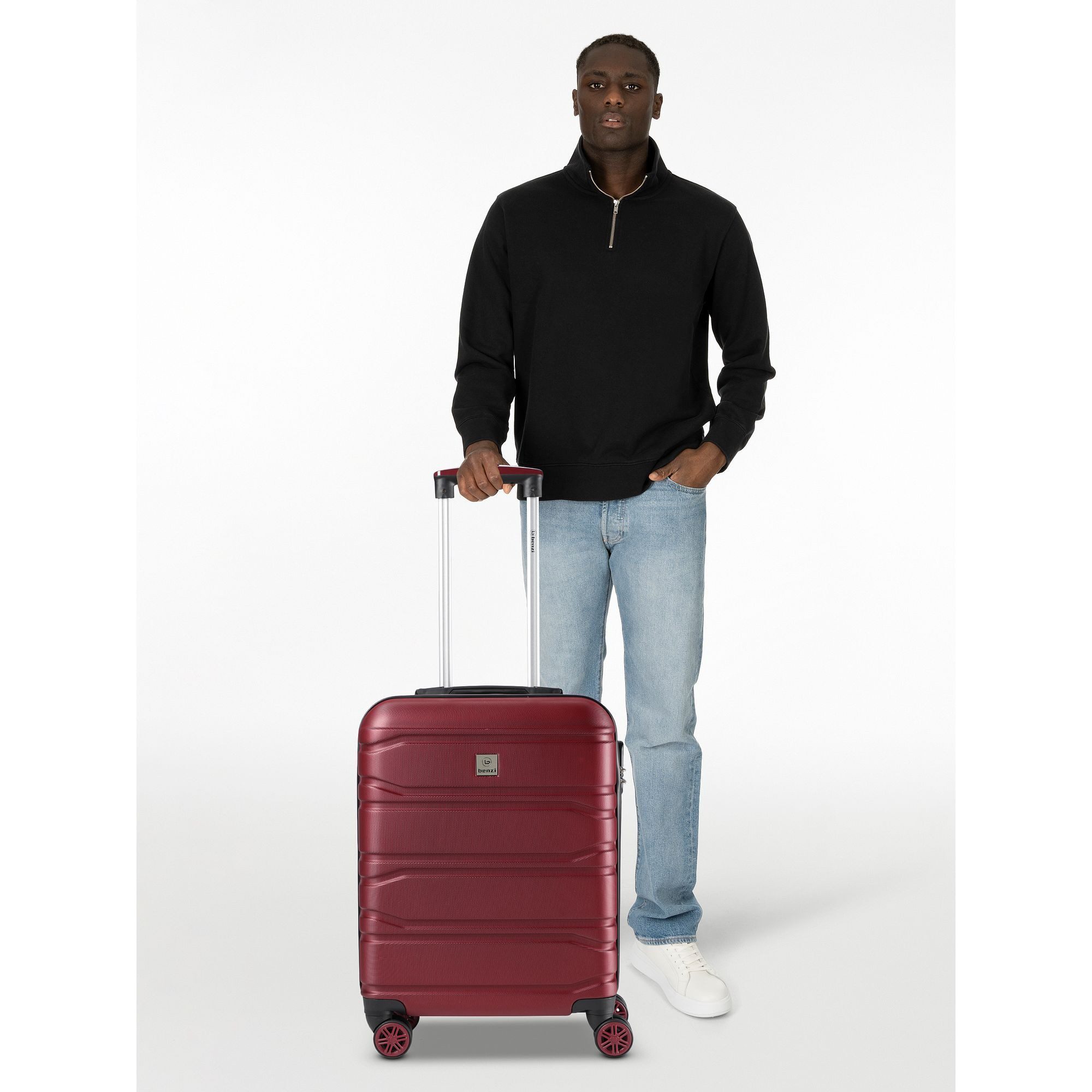 BENZI Handgepäck-Trolley 5523, 4 Rollen, Polypropylen