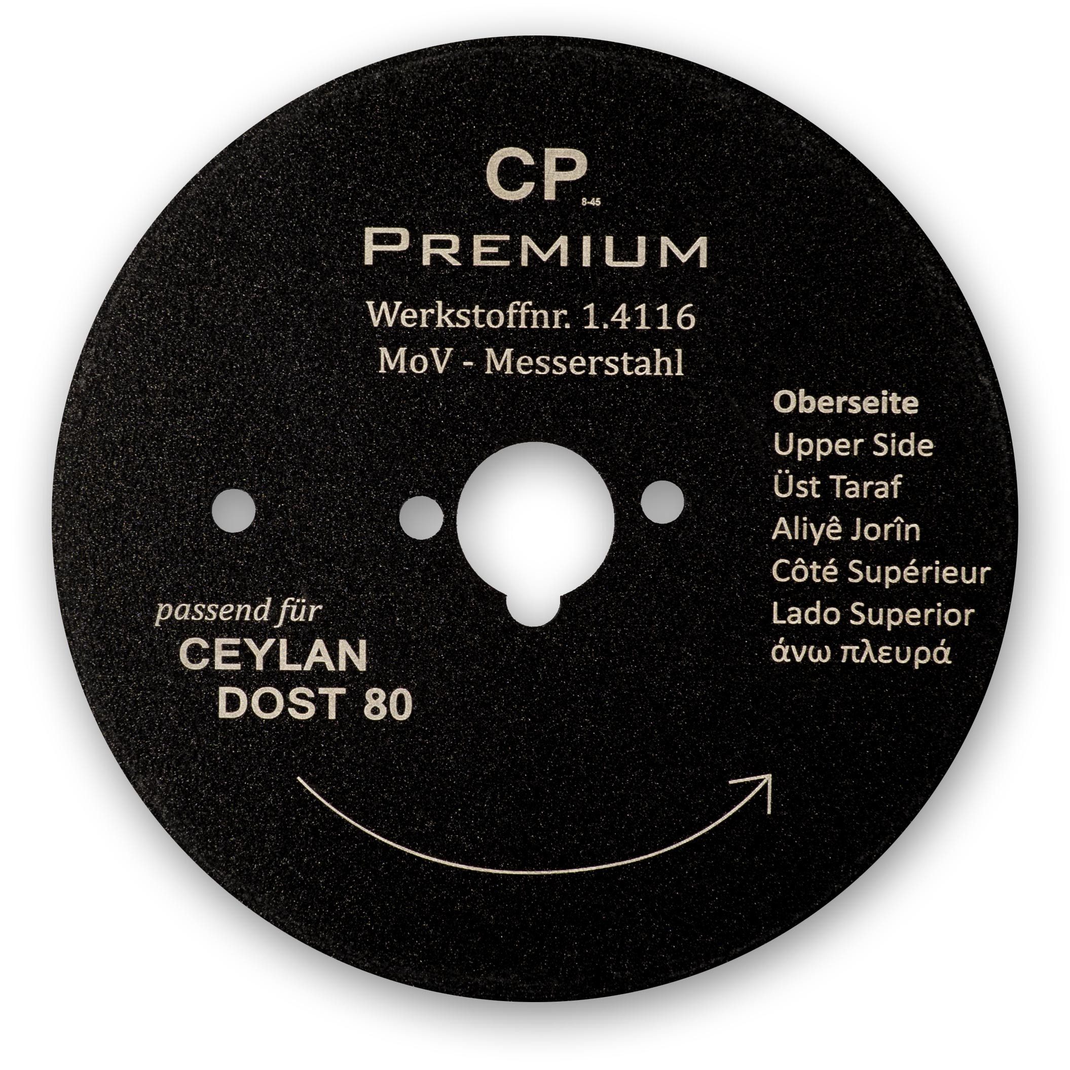 Gastronics Dönergrill Kreismesser Ceylan & Dost 80 Antihaftbeschichtung Döner Gyros Messer