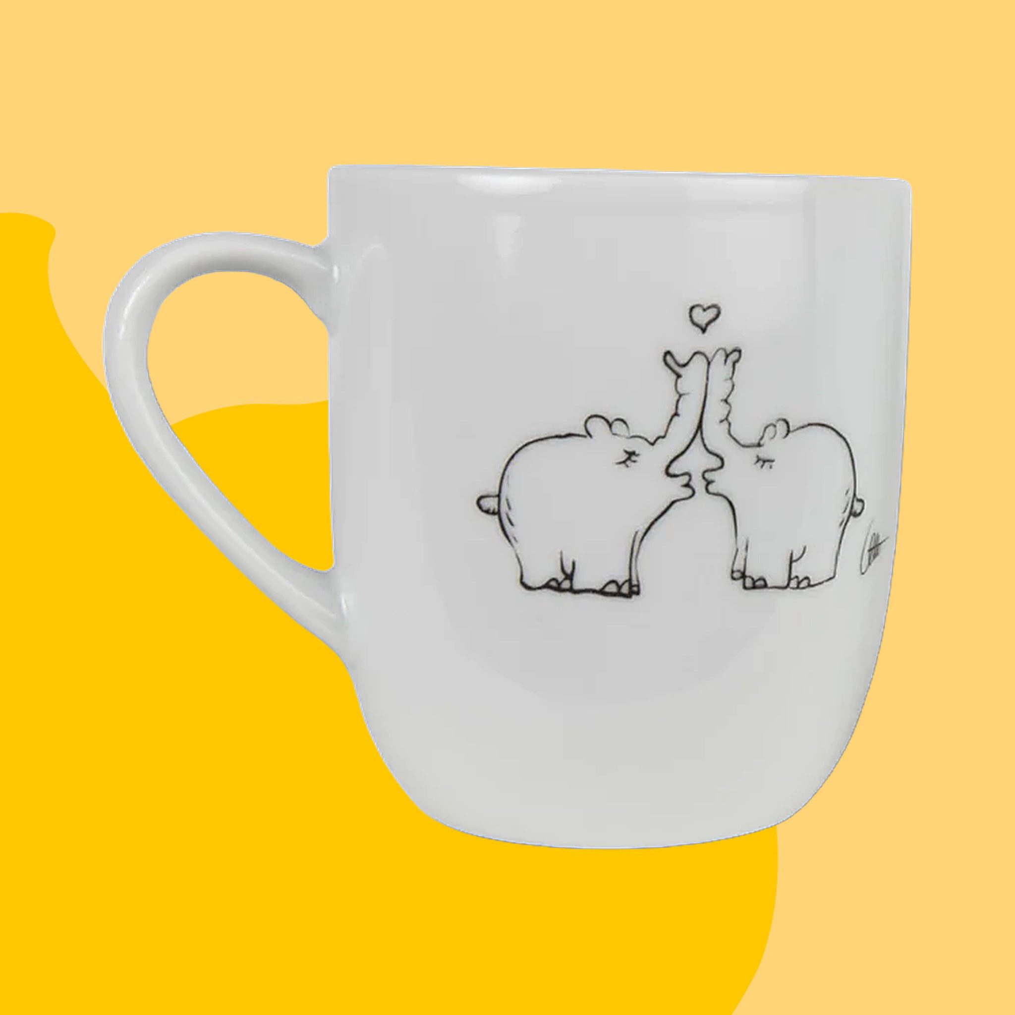 Ottifant Productions GmbH Becher Ottifanten Becher aus Porzellan