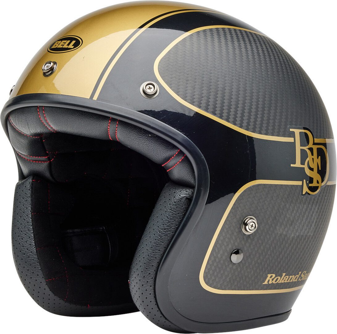 Bell Motorradhelm Custom 500 Carbon RSD Checkmate Jethelm, ECE 22.06