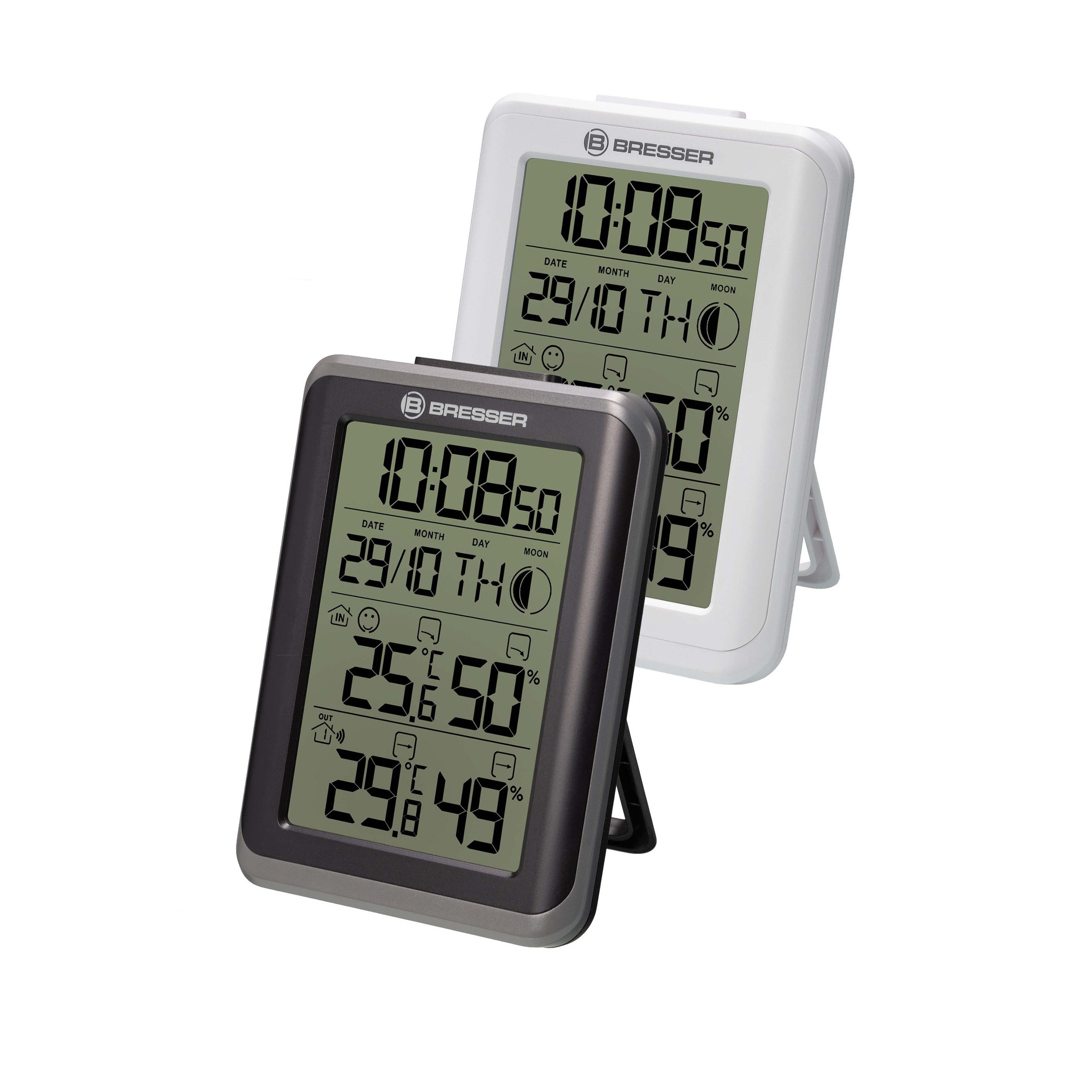Raumthermometer BRESSER ClimaTemp IO Funkthermometer Jumbo Set