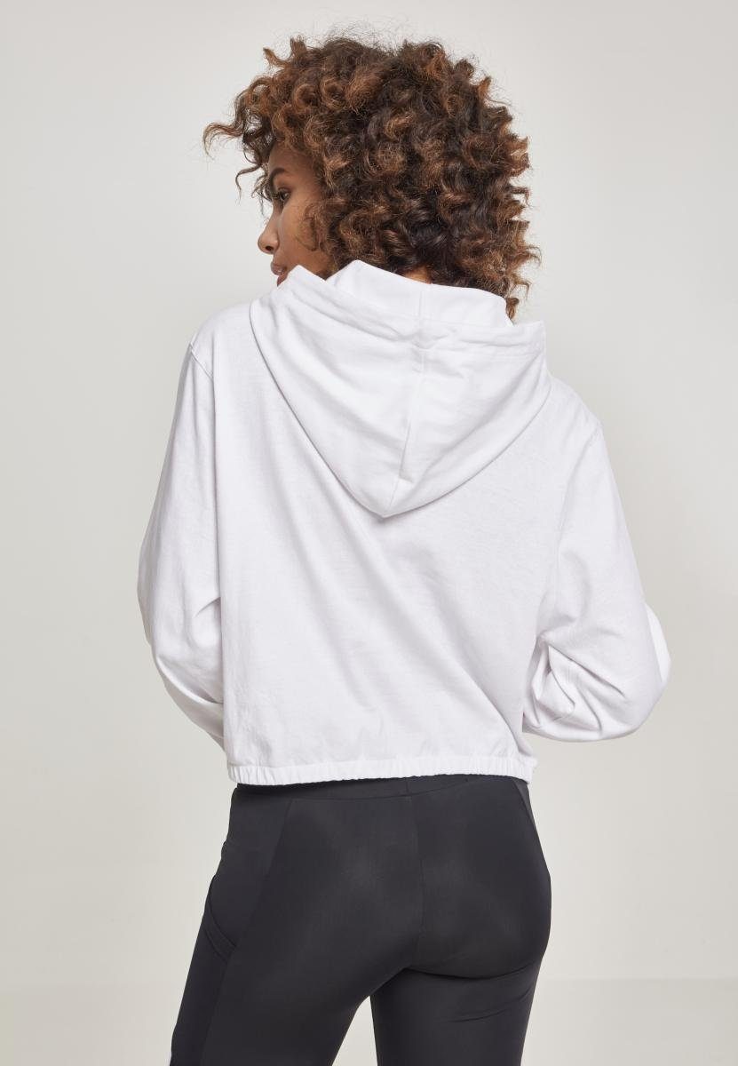 Hoody CLASSICS Kapuzenpullover Batwing Heavy URBAN (1-tlg) Jersey Damen white Ladies