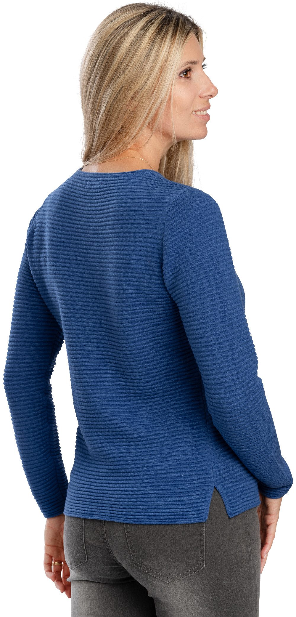 belmina Strickpullover Hochwertiger Baumwoll-Strick