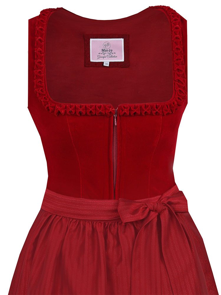 MarJo Dirndl Dirndl Emmering 70cm Länge kirsche