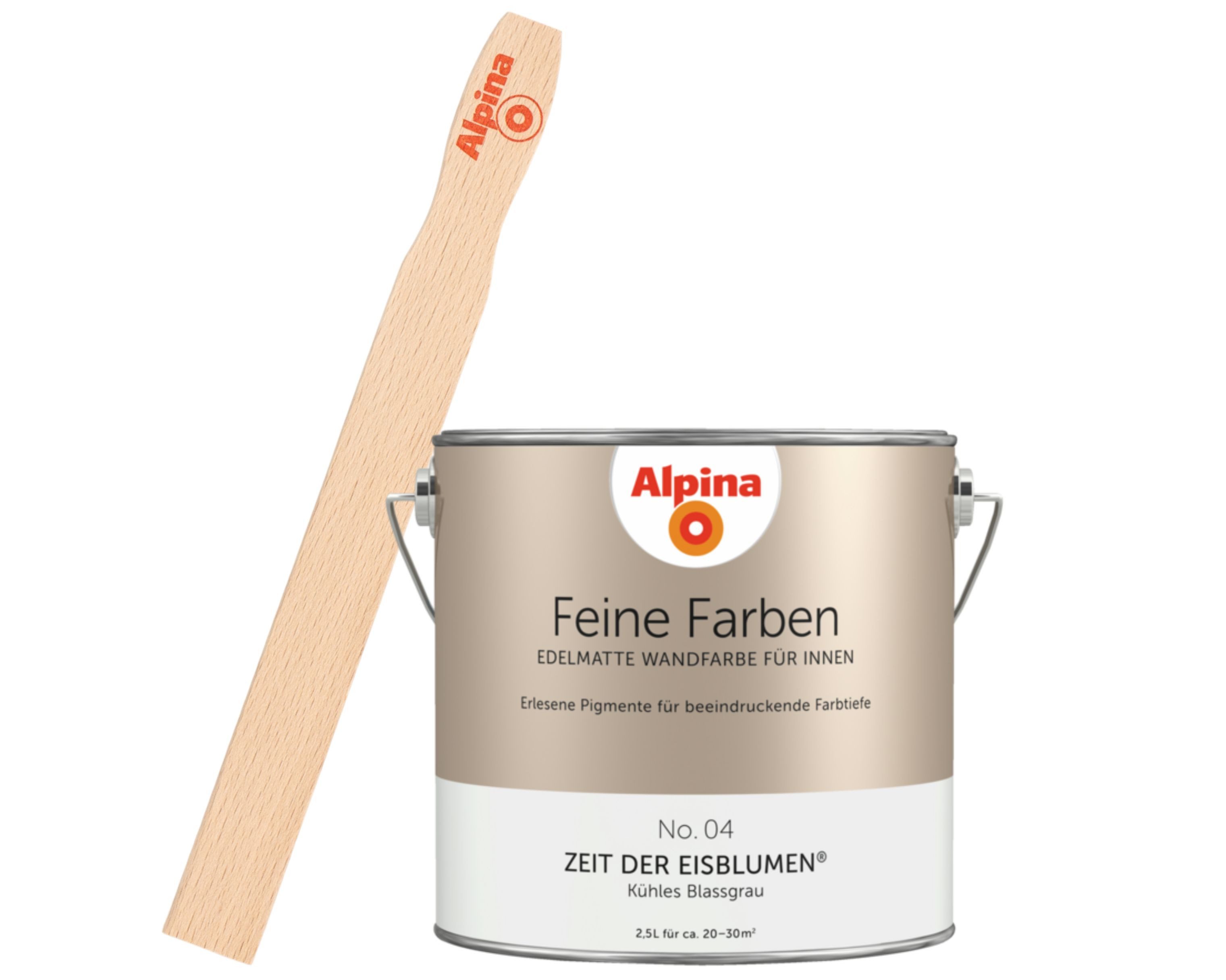 Alpina Wandfarbe Alpina Feine Farben + Gratis Rührstab