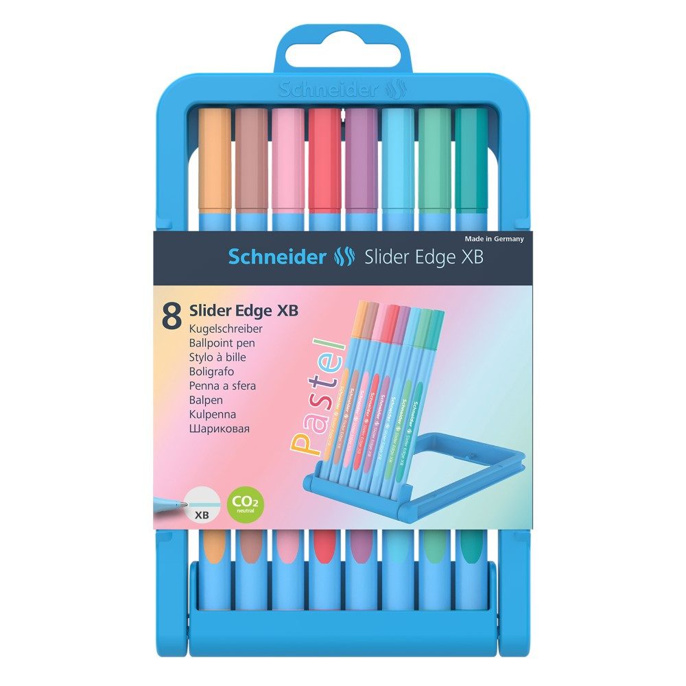 Schneider Kugelschreiber Slider Edge XB Pastell - 8er-Etui
