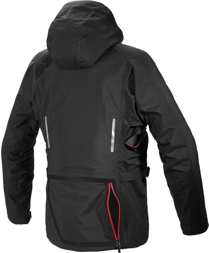 SpiDi Motorradjacke Mission-T Shield H2Out Step-InArmor Motorrad Textil Außenjacke Wasserdicht Atmungsaktiv winddicht wasserbeständig wasserdichte