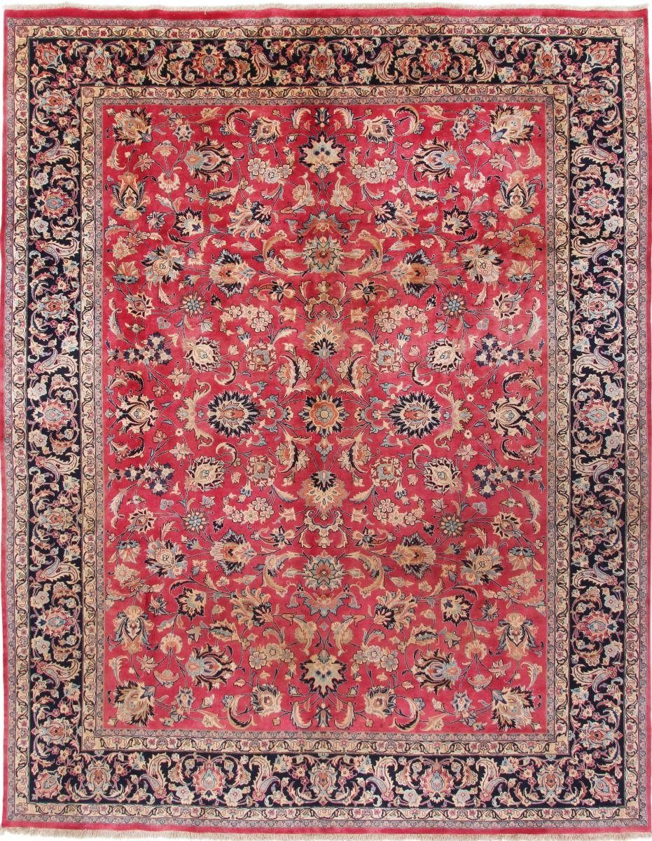 Orientteppich Mashhad 296x380 Handgeknüpfter Orientteppich / Perserteppich, Nain Trading, rechteckig, Höhe: 12 mm