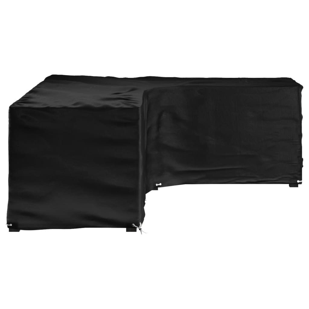 vidaXL Gartenmöbel-Schutzhülle Gartenmöbel-Abdeckung in L-Form 16 Ösen 260x210x80 cm (1-St) – Bild 2 von 5