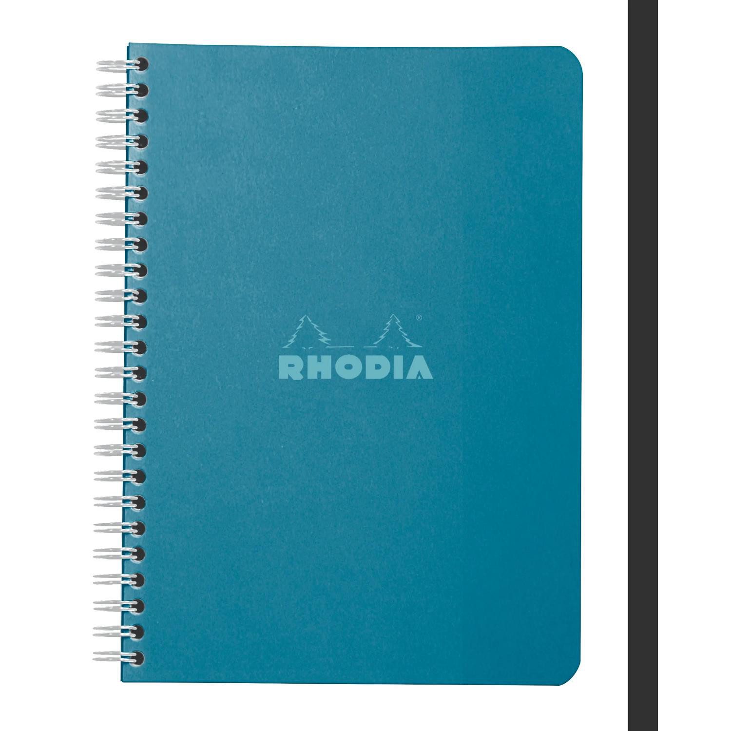 Rhodia Notizheft 10x Rhodia Notizbuch A5 Pfau Lin 60Bl 118122C, Spiralbuch