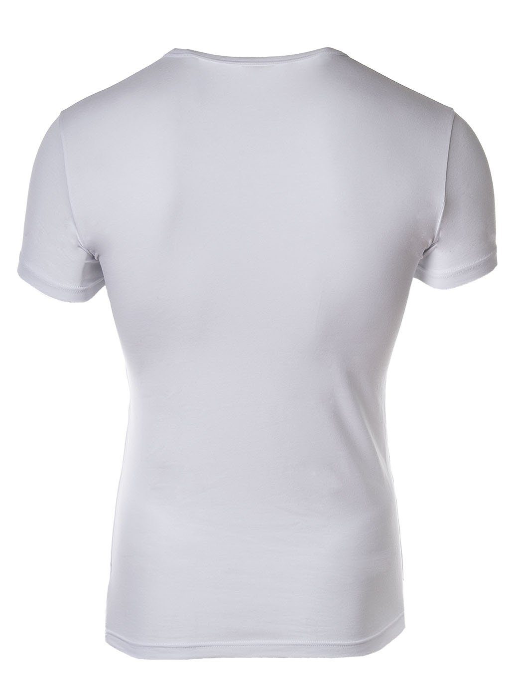 V-Ausschnitt V-Neck, weiß/marine T-Shirt T-Shirt Armani Pack Emporio 2er Herren -