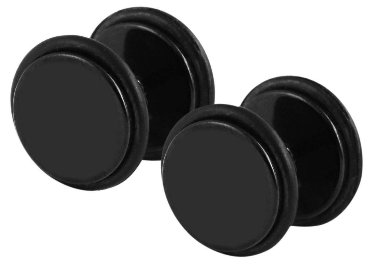 Adelia´s Paar Ohrhänger Unisex Ohrstecker aus Edelstahl Ø 12 mm
