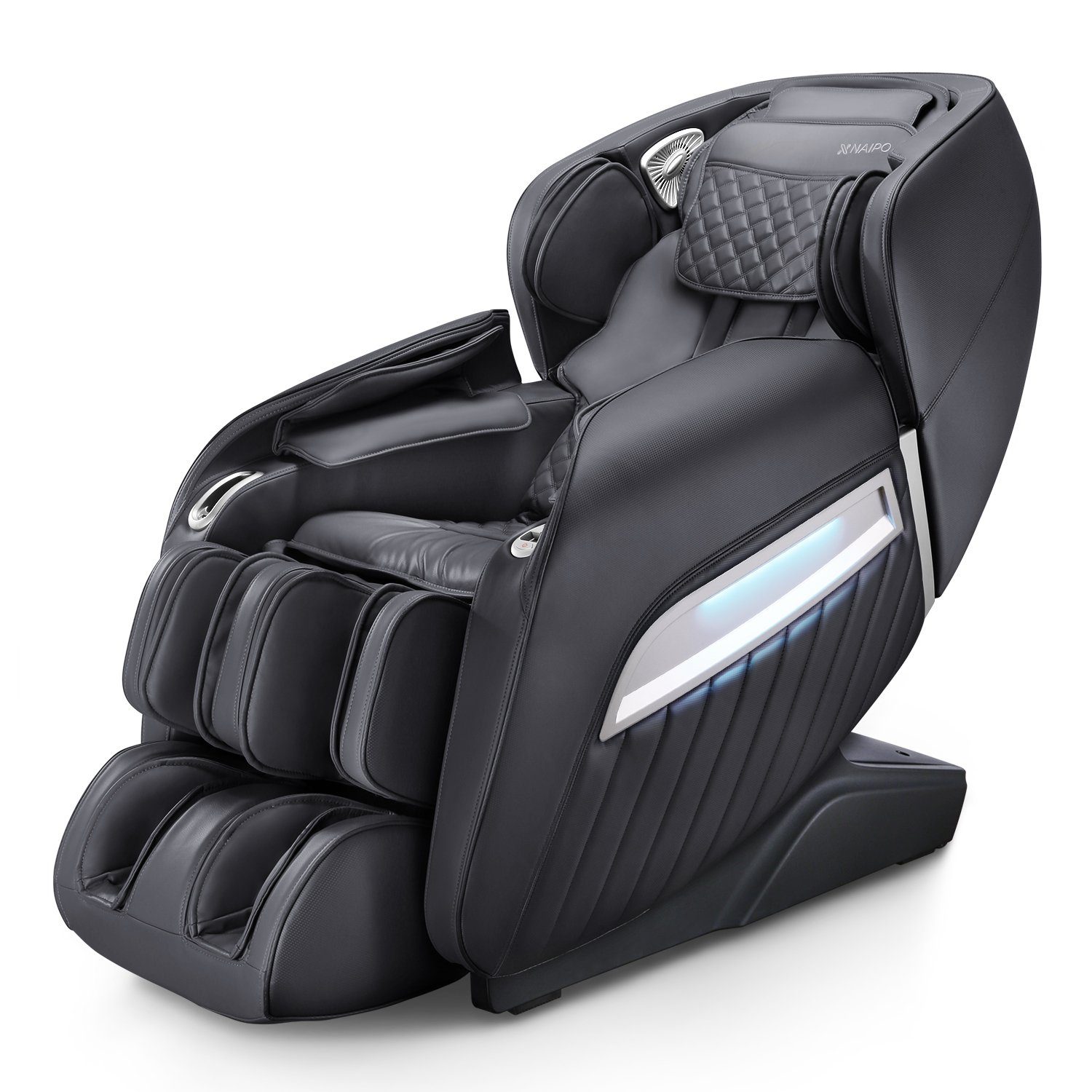 NAIPO Massagesessel, Zero-Gravity Massagestuhl, Wärmefunktion, USB, Bluetooth