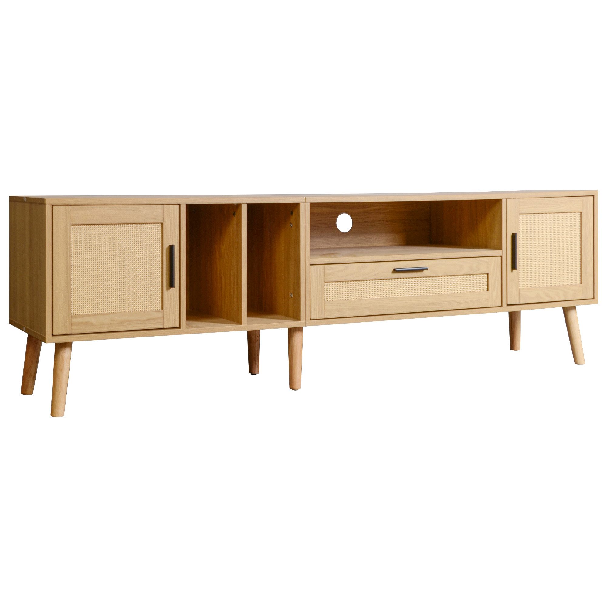 TV-Schrank TV Lowboard TV-Board moderne TV-Kommode Lowboard 180 cm