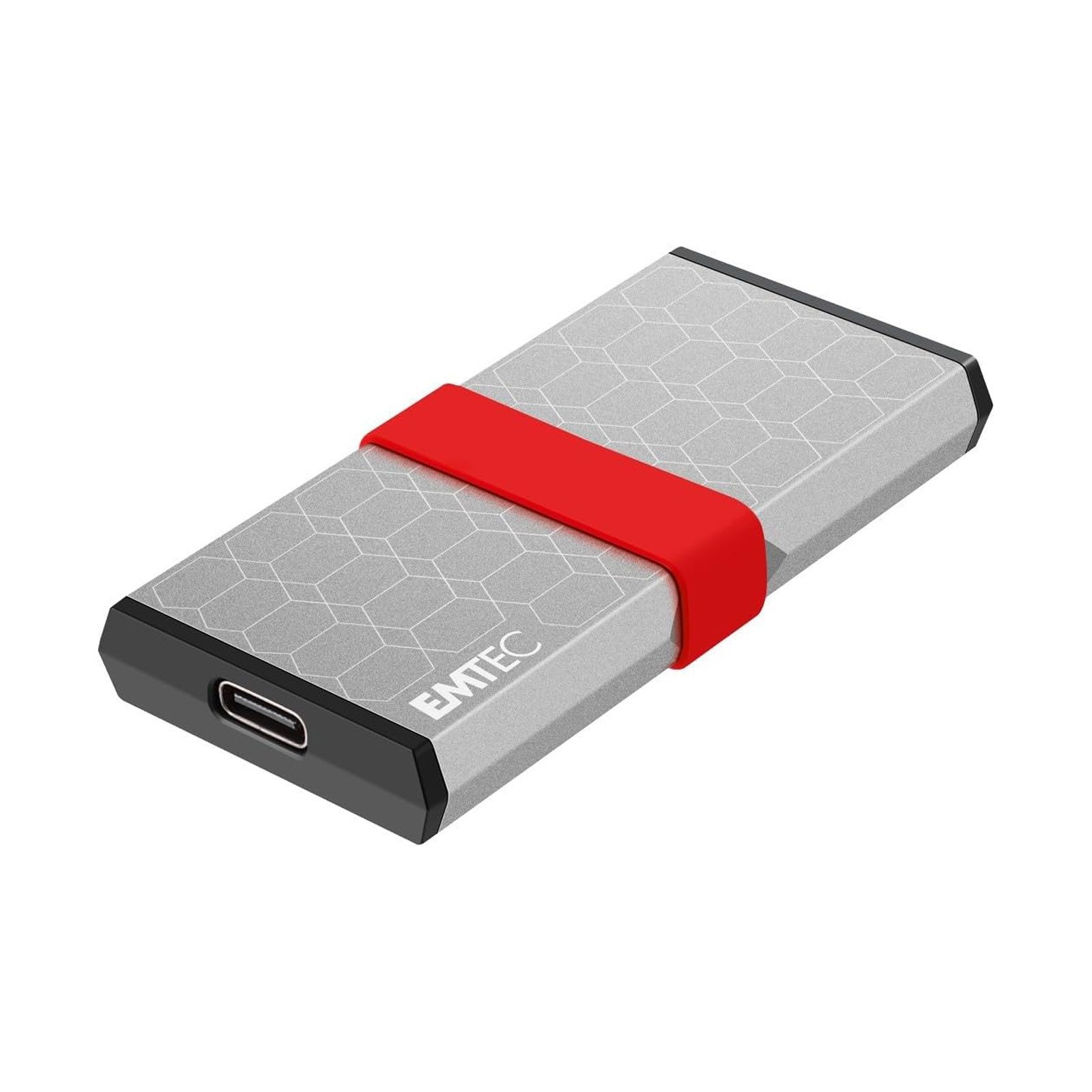 EMTEC X205 Mini 512 GB HDD-Festplatte, 512 GB externe SSD mit USB-C Schnittstelle und hoher Transferrate
