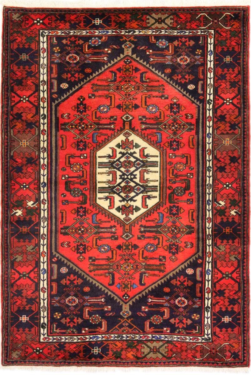 Orientteppich Ghashghai Taleghan 131x195 Handgeknüpfter Orientteppich, Nain Trading, rechteckig, Höhe: 12 mm