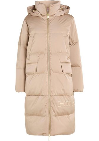 Tommy Hilfiger Steppmantel SATEEN HOODED DOWN MAXI in...