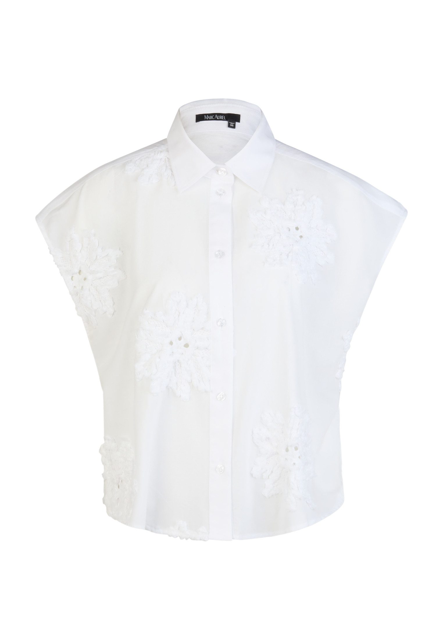 MARC AUREL Hemdbluse ohne Arm