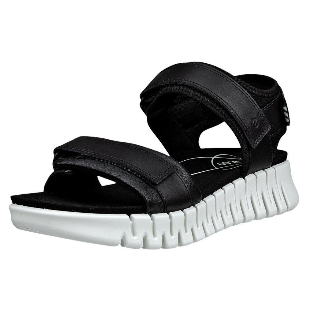 Ecco Gruuv Sol Lea (Premium-Leder) schwarz Damen Sandale günstig online kaufen