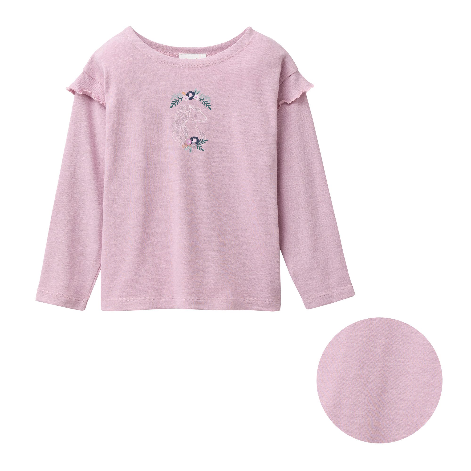 People Wear Organic Langarmshirt mit Motiv aus Bio-Baumwolle