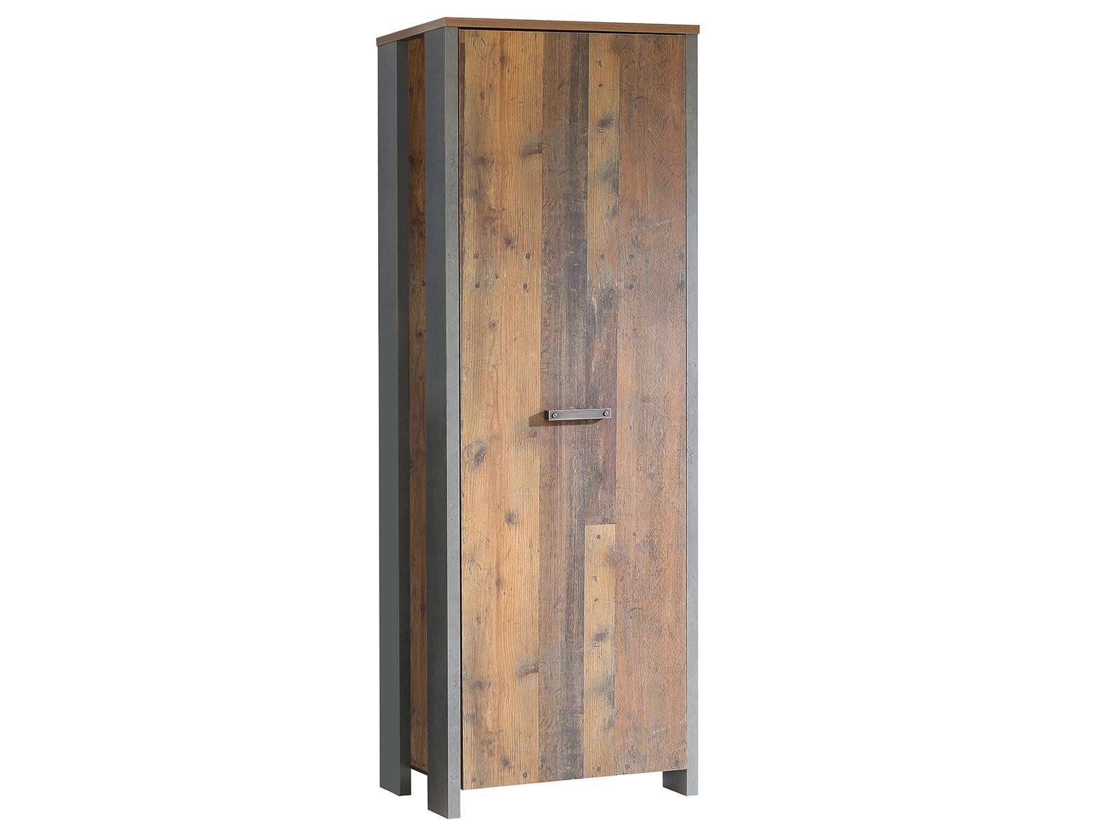 FORTE Garderoben-Set 214 x 201,5 x 41,6 cm (B/H/T), (4-St)