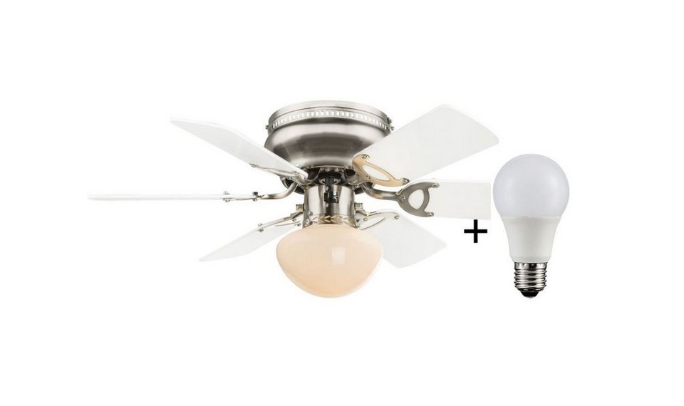 bmf-versand Standventilator GLOBO Deckenventilator mit LED Beleuchtung