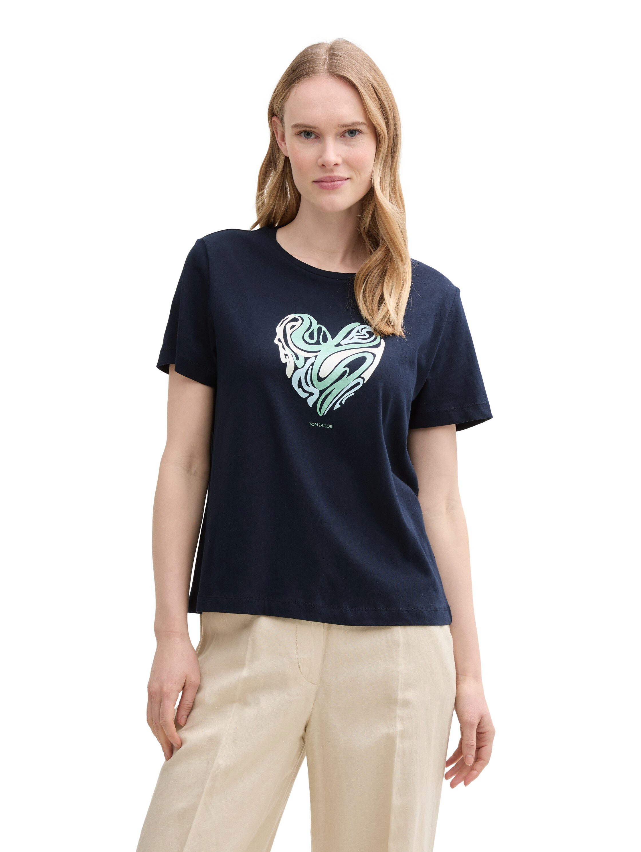 TOM TAILOR T-Shirt mit Frontprint günstig online kaufen