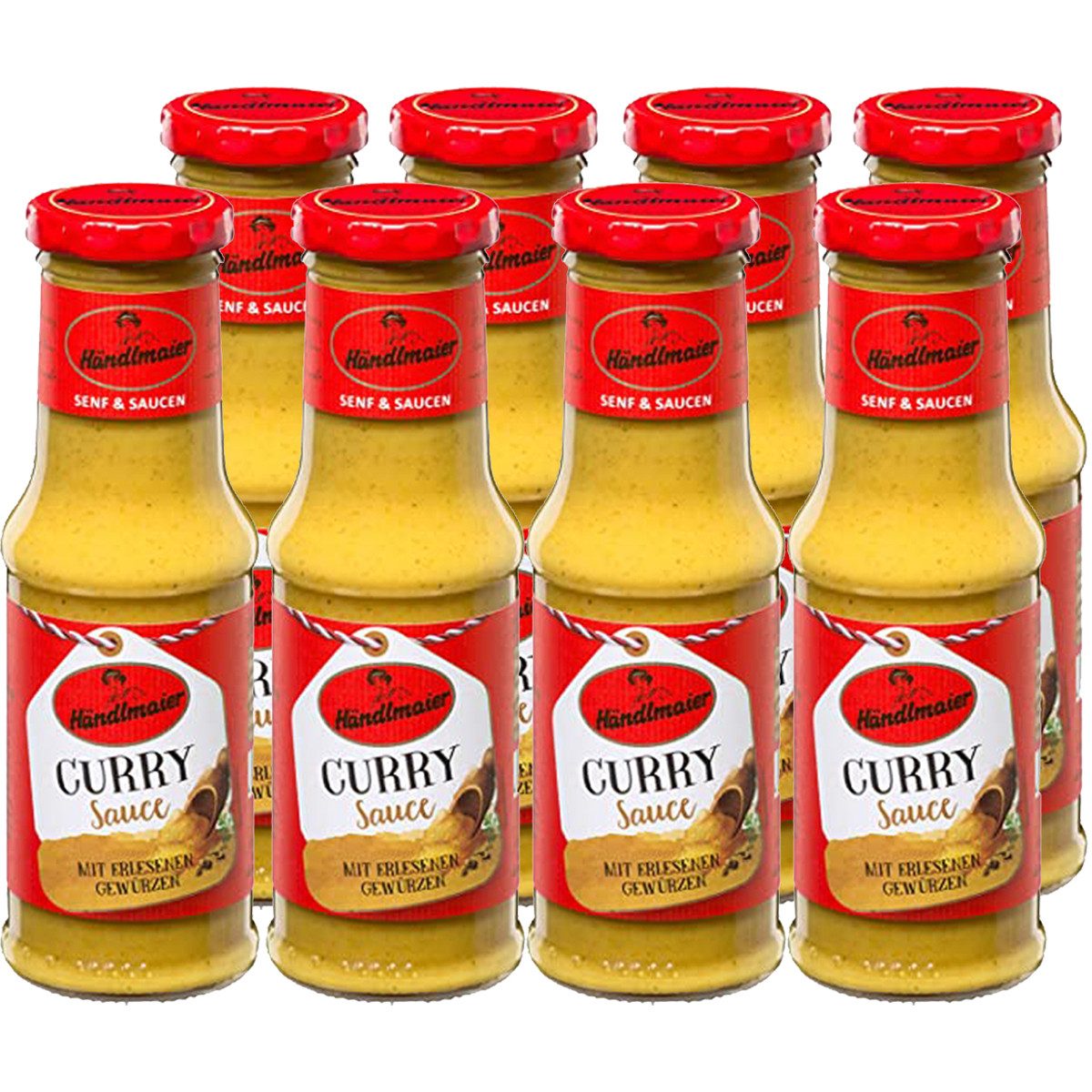 Händlmaier Saucen, Händlmaiers Feinkost Curry Sauce mit erlesenen Gewürzen 200ml 8er Pack