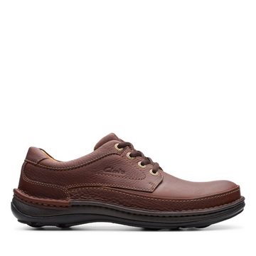 Clarks Nature Three Schnürschuh, herausnehmbares Fußbett, Freizeitschuh, Halbschuh, Schnürschuh