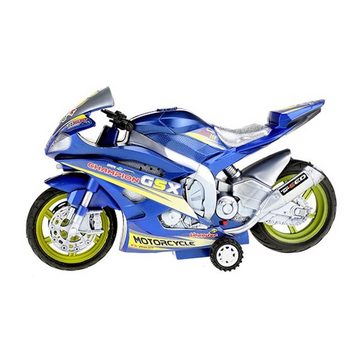 Toi-Toys Spielzeug-Motorrad Rennmotorrad mit Licht, Ton und Rückzug Funktion