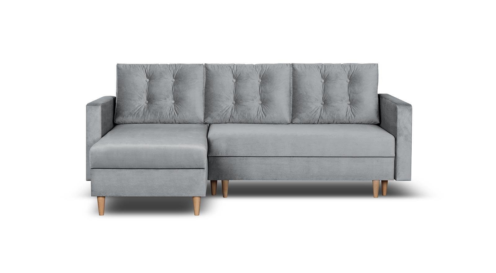 Beautysofa Ecksofa mit Schlaffunktion Sigurd L, günstig online kaufen