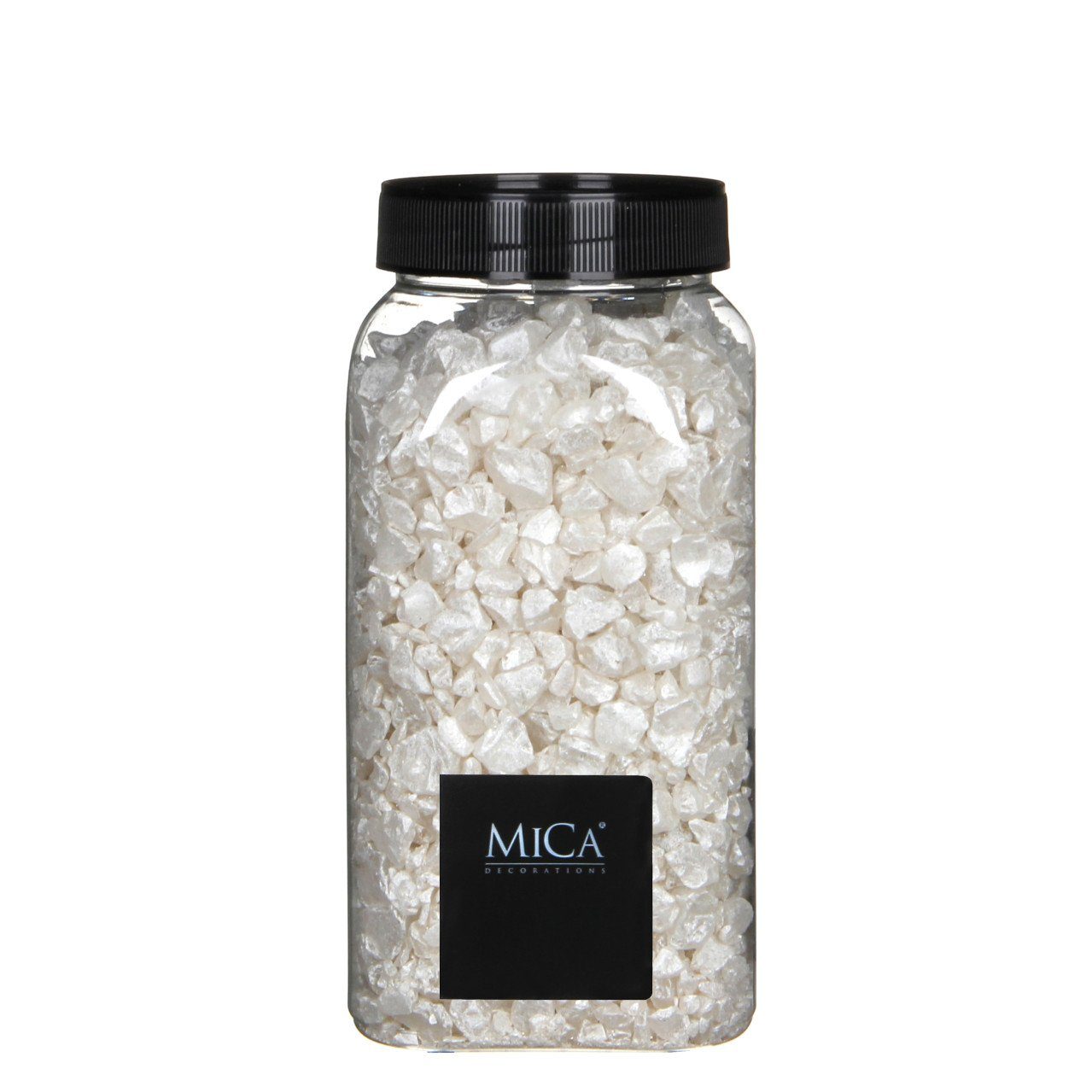 Mica Decorations Dekosteine Mica Glasstein creme 4-10 mm 650 ml 1 kg