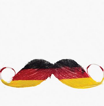 Karneval-Klamotten Kostüm Krawatte Deutschland und Schnurrbart Fußball, Weltmeisterschaft WM EM Fan Artikel Fußball Party