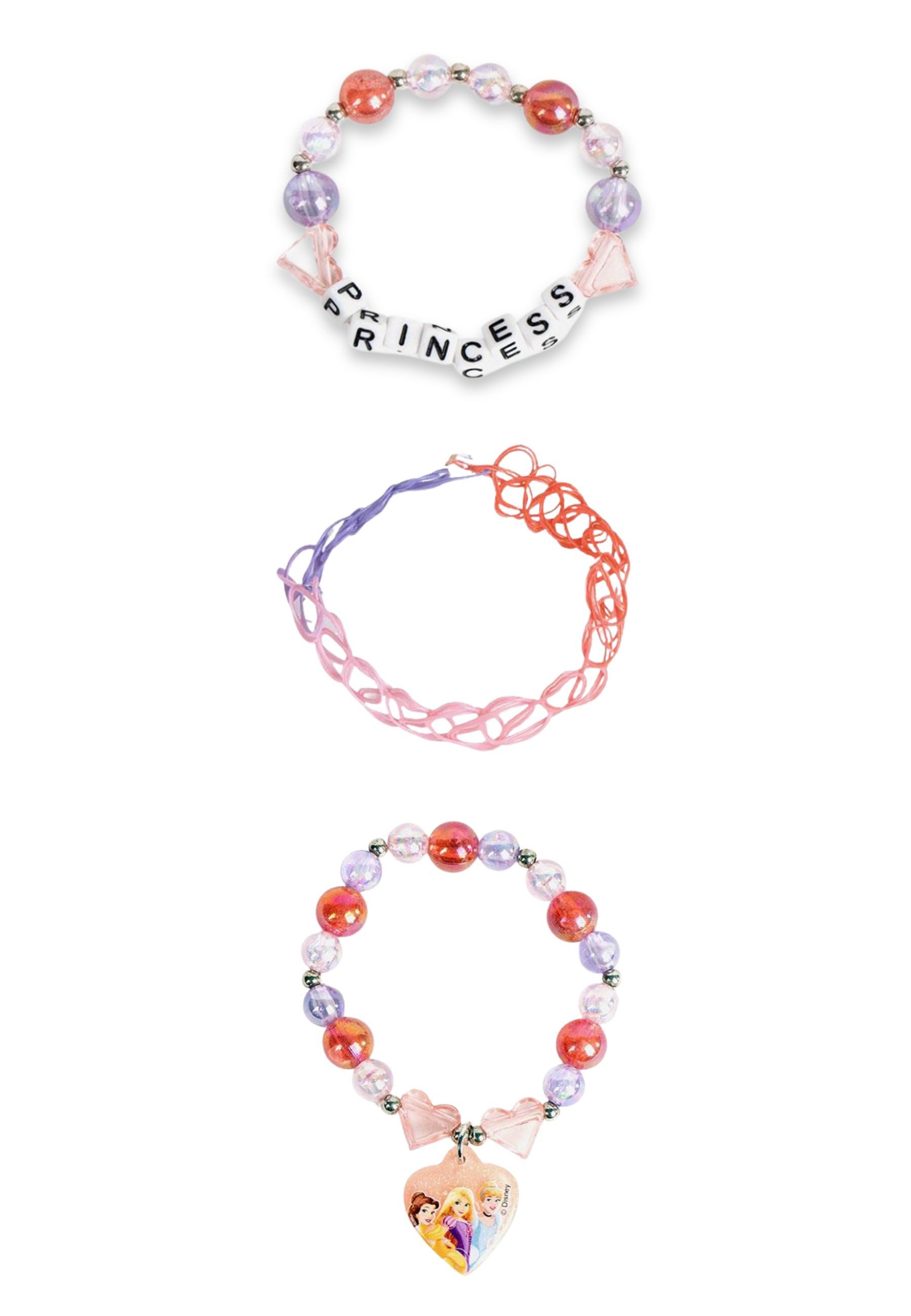 Disney Armband Kinder-Prinzessinnen-Armband (Set)