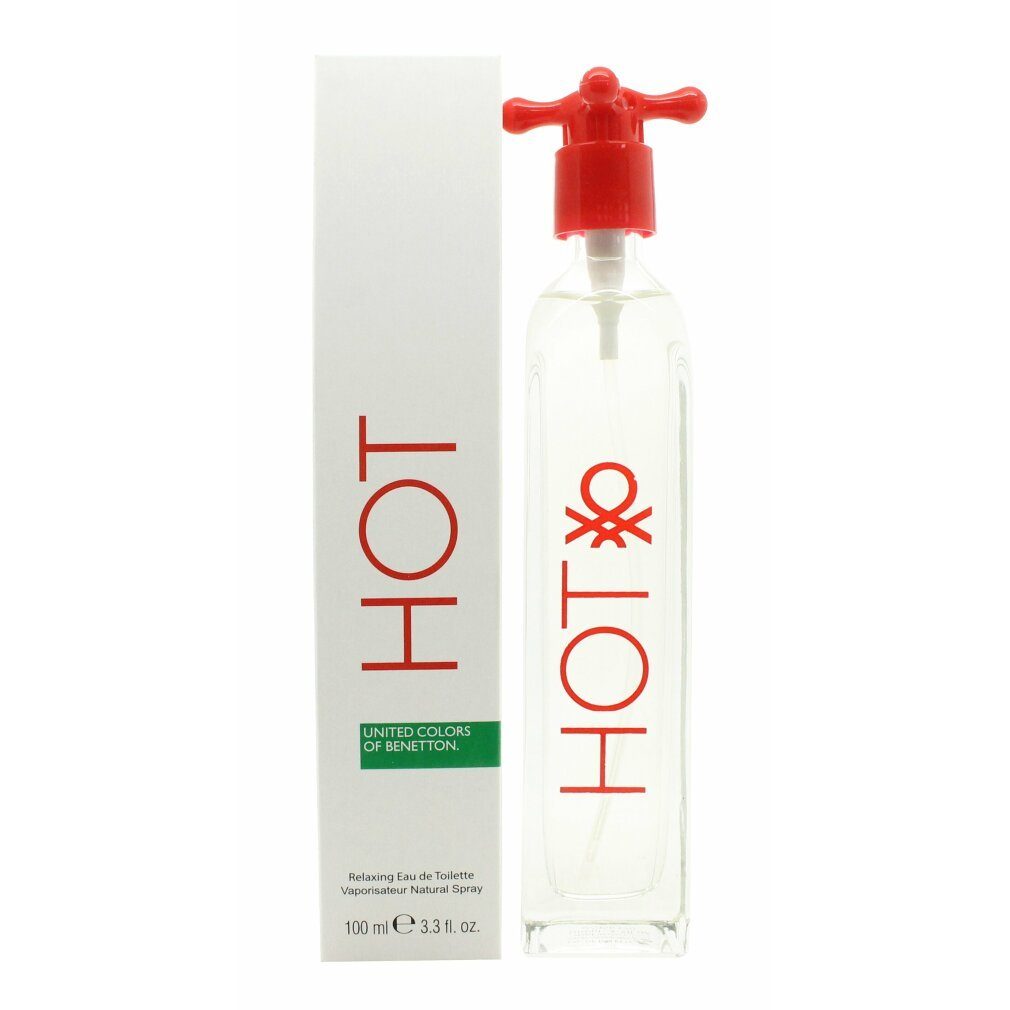 United Colors of Benetton Körperpflegeduft Benetton Hot Eau de Toilette 100ml Spray - Neue Edition