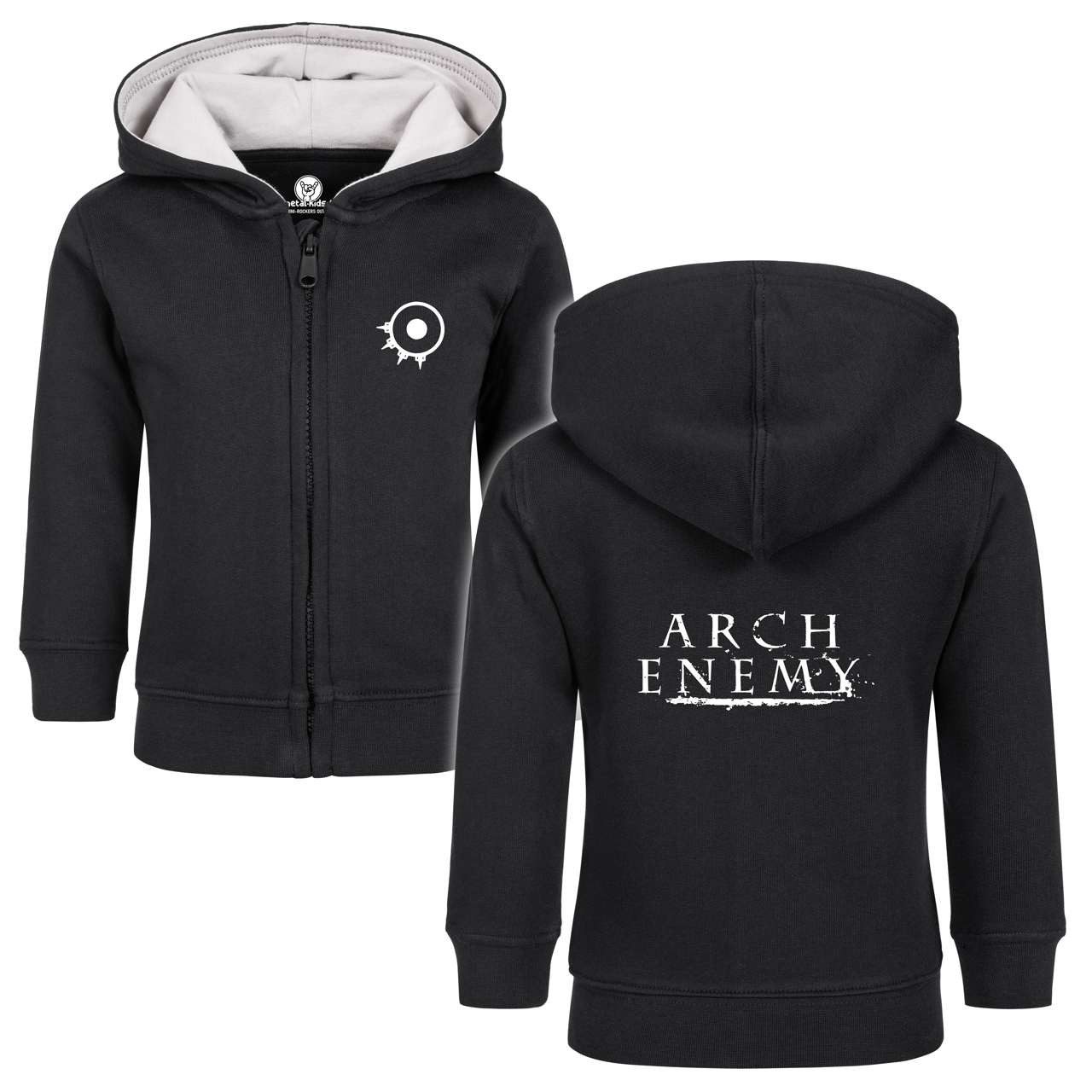 Kapuzensweatjacke mit Arch Enemy (Logo) Aufdruck für Babys (0–24 M)