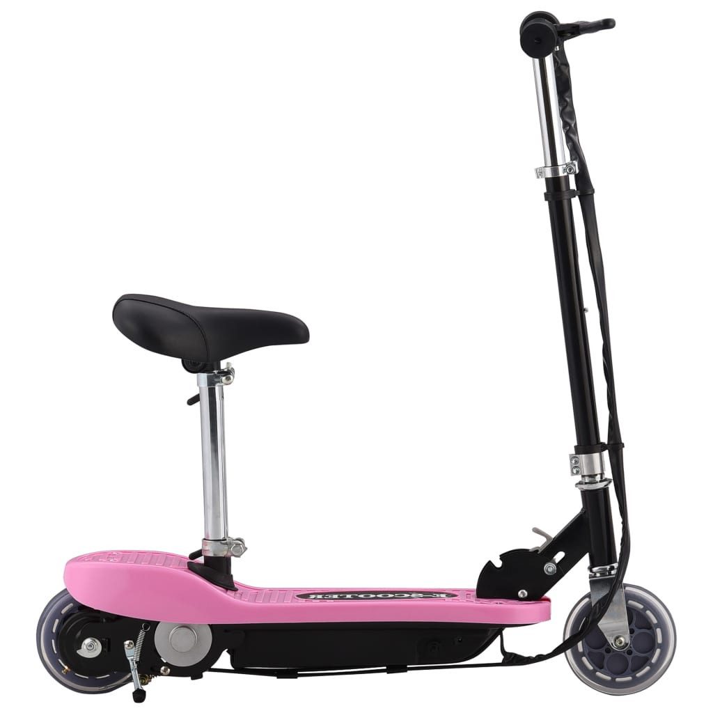vidaXL Scooter E-Scooter mit Sitz 120 W Rosa, (1 tlg)