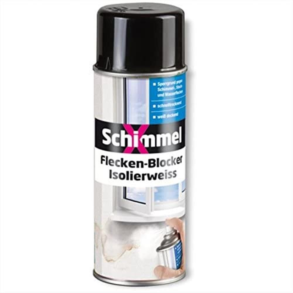 PUFAS Anti-Schimmel-Grundierung SchimmelX Flecken-Blocker, Isolier Weiß Spray 400 ml