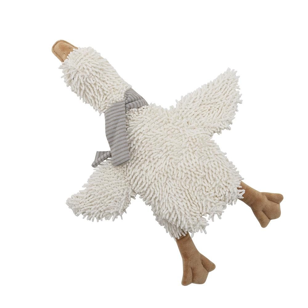 Bloomingville Kuscheltier MINI Gaspard Plüschtier Weiß, Polyester, Gans