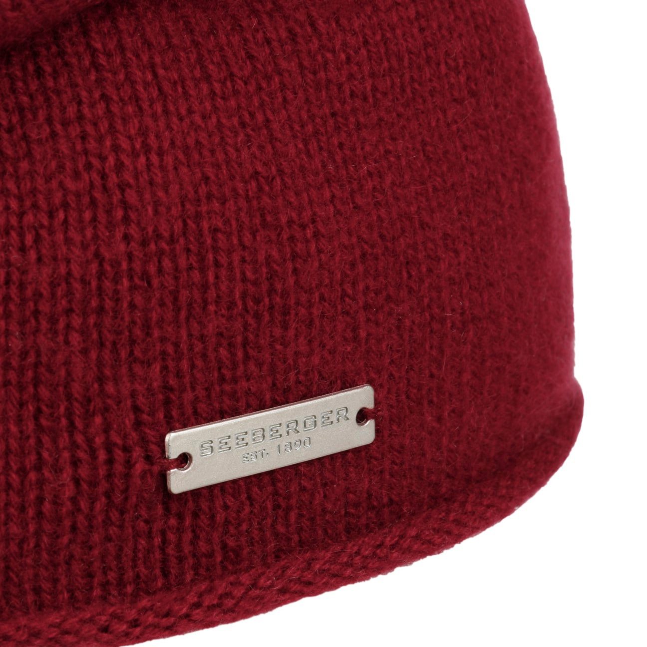 Seeberger Strickmütze (1-St) Kaschmirmütze Oversize