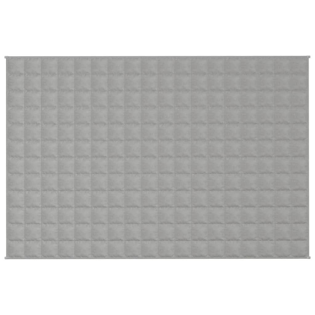 Vidaxl Gewichtsdecke Grau 120x180 Cm 5 Kg Stoff günstig online kaufen
