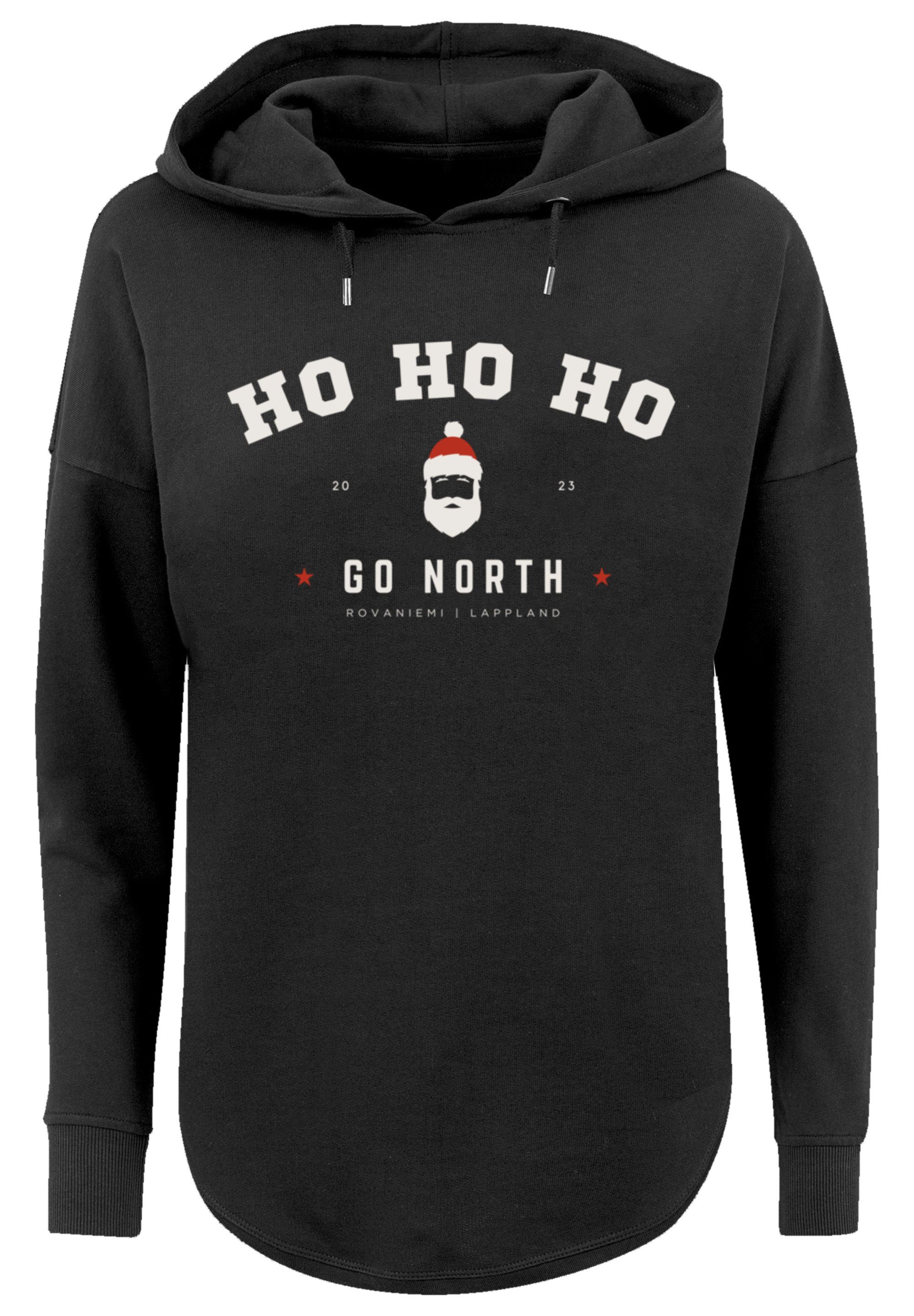 Santa Ho Weihnachten, F4NT4STIC Geschenk, Weihnachten Ho Claus Logo Ho schwarz Sweatshirt