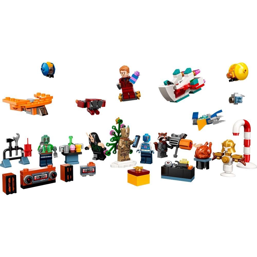 LEGO® Adventskalender Marvel Super ab 2022 - Heroes™ of Jahren Mini-Modelle, und mit Galaxy für (268-tlg), Guardians Kinder (76231) the 6 Minifiguren