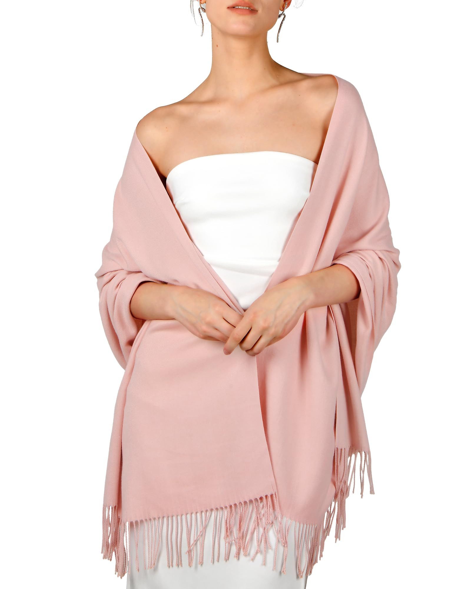 Bextsrack Modeschal Damen Schultertuch Abendkleid festlich Schal, mit quasten/fransen, Tücher für abendkleid Stola Scarf Winterschal